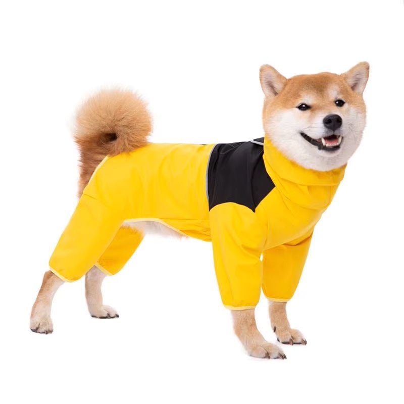 Yellow Explorer Dog Raincoat | Waterproof - Canine Culture