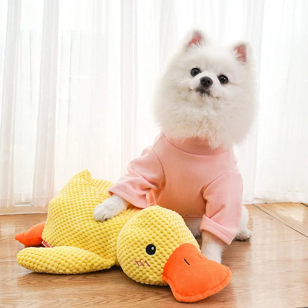 QUACKING DUCK STUFFED DOG TOY CANINE CULTURE