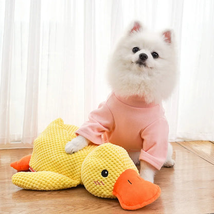 QUACKING DUCK STUFFED DOG TOY CANINE CULTURE