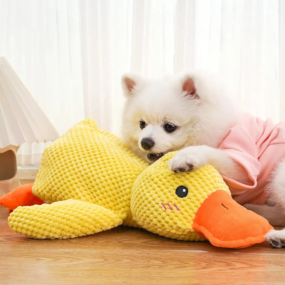 QUACKING DUCK STUFFED DOG TOY CANINE CULTURE
