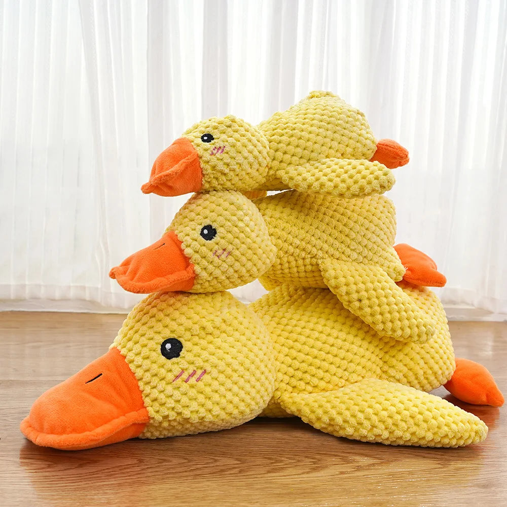 QUACKING DUCK STUFFED DOG TOY CANINE CULTURE