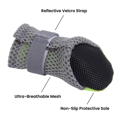 Active Mesh Dog Shoes Protective Reflective Canine Culture