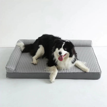 All-Season Waffle Cooling Dog Bed Canine Culture