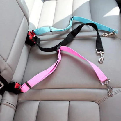 Pink Car Safety Belt For Dogs