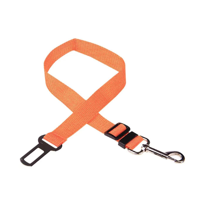 Orange Car Safety Belt For Dogs