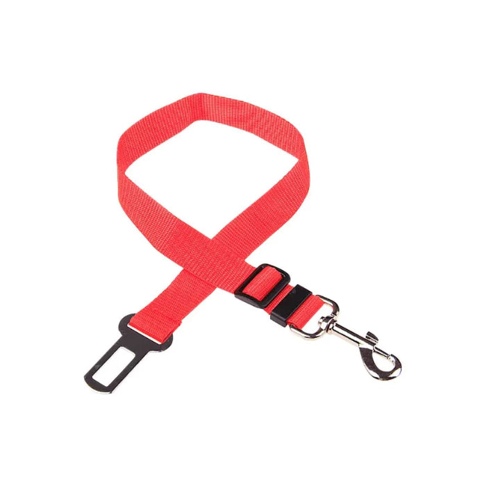 Red Car Seat Belt For Dogs