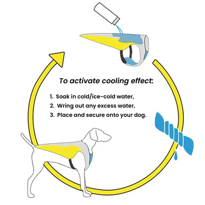 Cooling Dog Vest | Water Absorbent