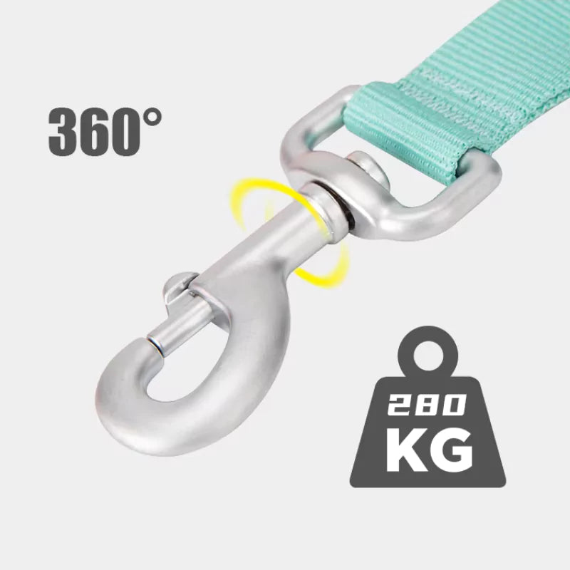 Cordura Dog Leash Zip Pocket Canine Culture