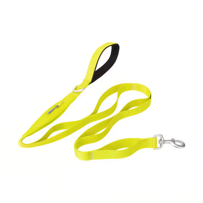 Yellow Cordura Dog Harness Leash Canine Culture