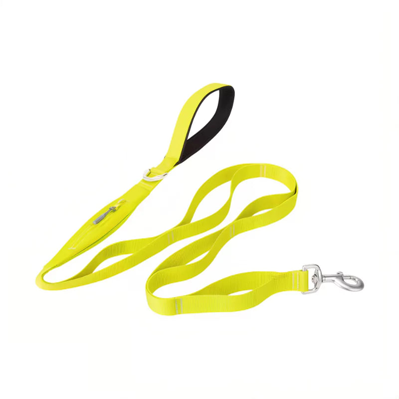 Yellow Cordura Dog Harness Leash Canine Culture