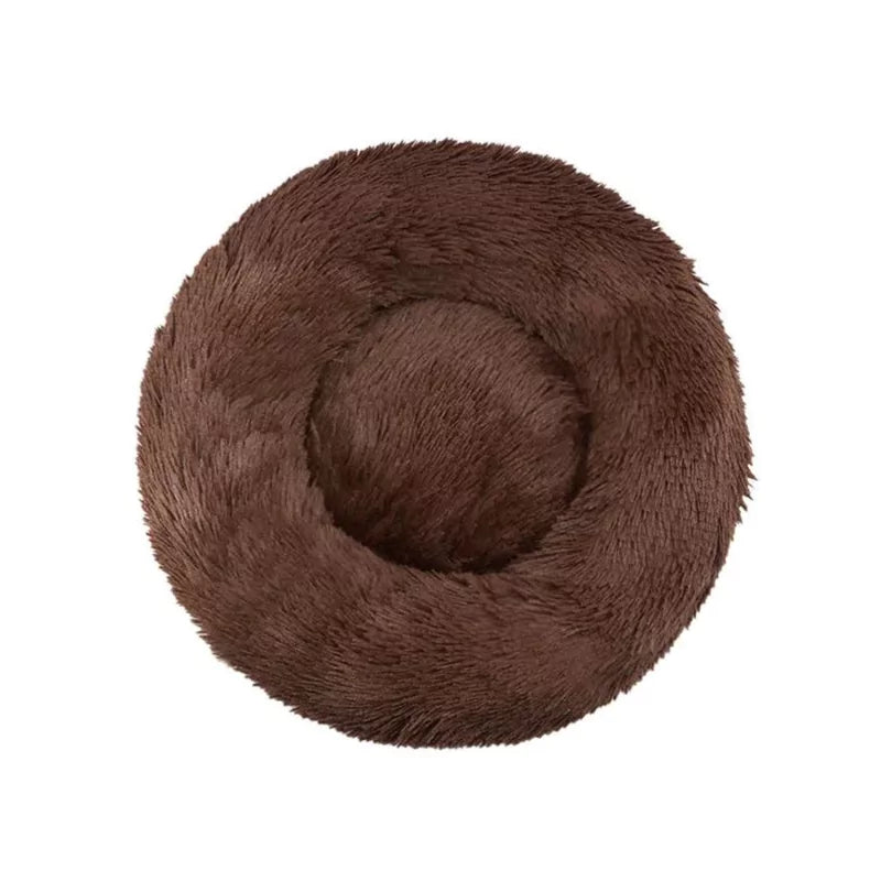Brown Deep Sleep Donut Dog Bed | Ultra-Soft