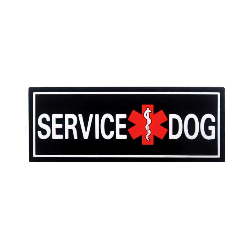 Service Dog PVC Harness Patch | Velcro