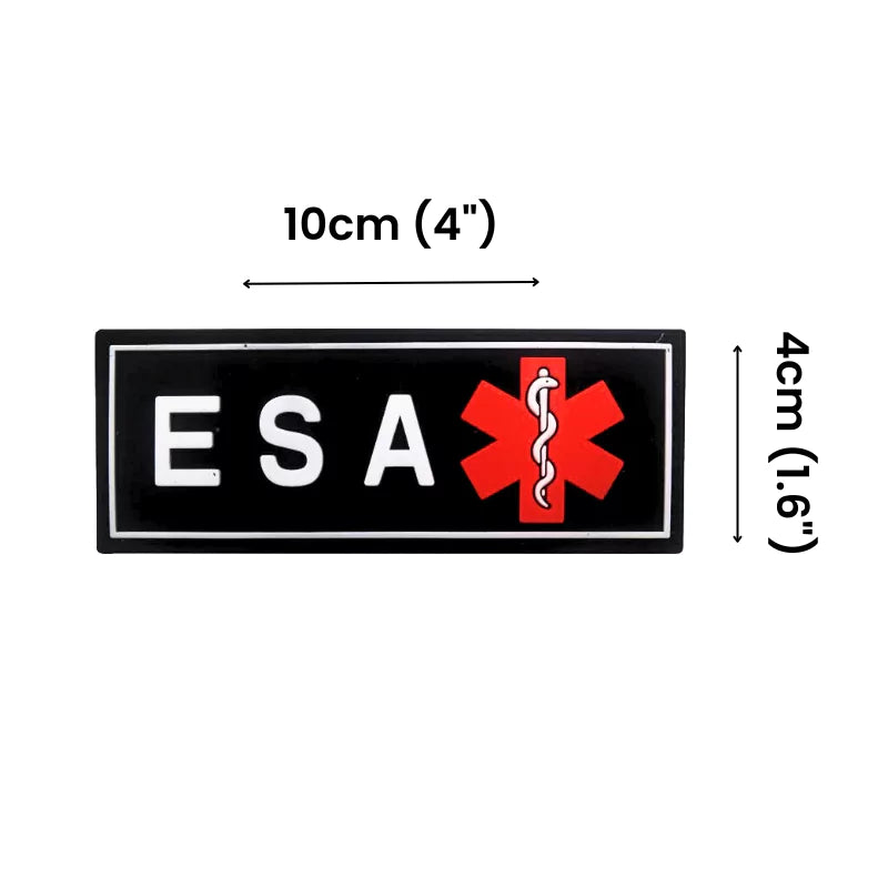 ESA PVC Harness Patch | Velcro
