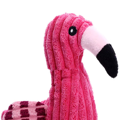 FLAMINGO DOG TUG TOY CANINE CULTURE