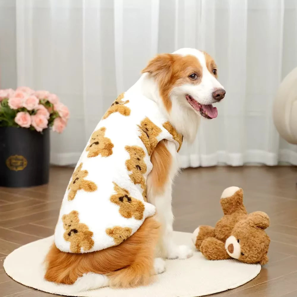 GOLD BEAR DOG FLEECE CANINE CULTURE