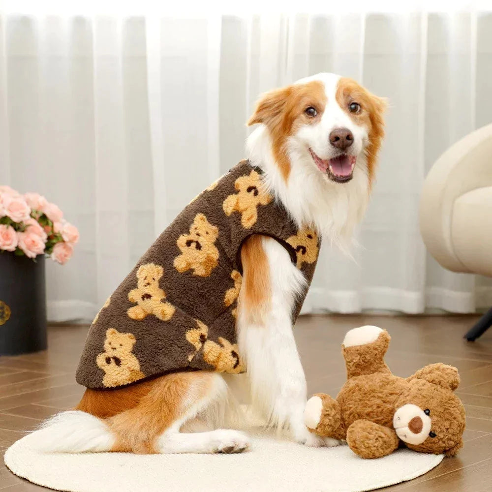 GOLD BEAR DOG FLEECE CANINE CULTURE