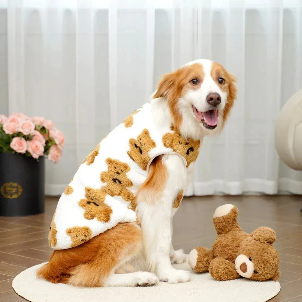 GOLD BEAR DOG FLEECE CANINE CULTURE