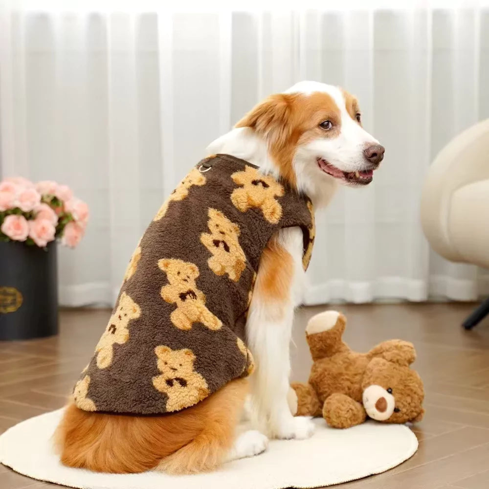 GOLD BEAR DOG FLEECE CANINE CULTURE