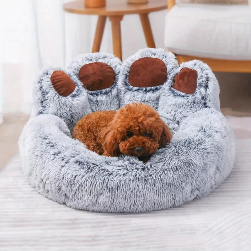 Blue grey Giant Soft Paw Dog Bed Canine Culture
