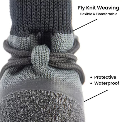 Lace-Up Protective Dog Shoes Non-Slip Outdoor Waterproof Canine Culture