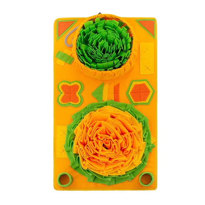 Large Orange Dog Snuffle Mat Canine Culture