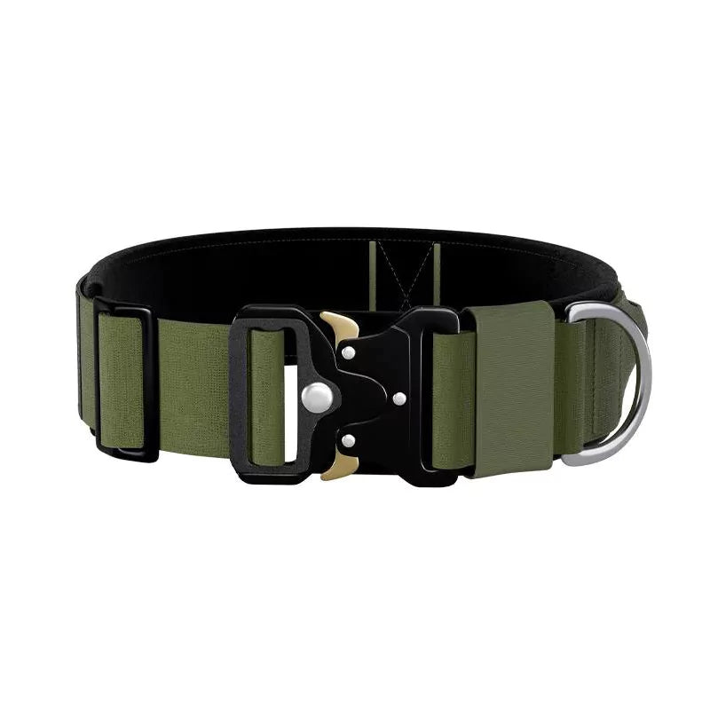 Hunter Green Luxury Velcro Dog Collar
