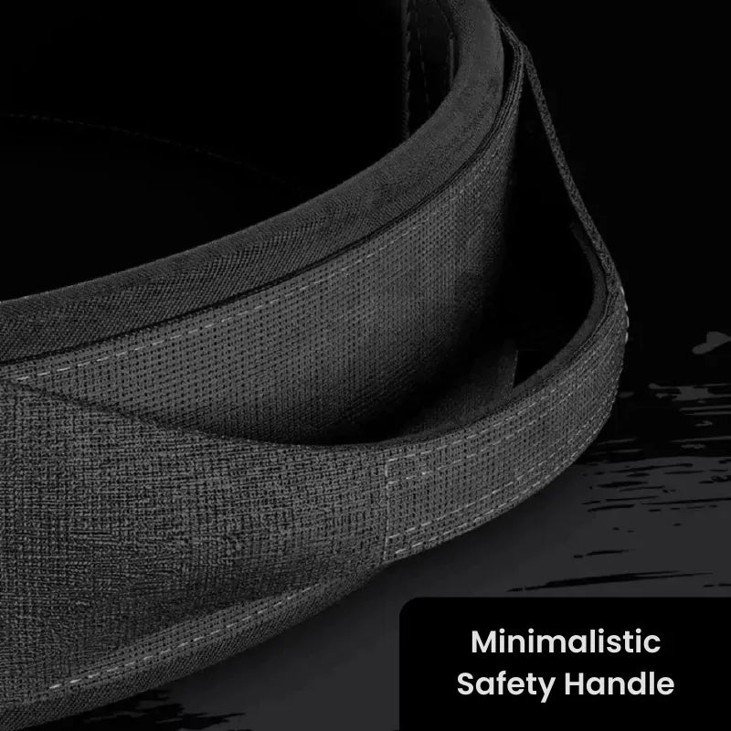 Rhino Gray Luxury Velcro Dog Collar