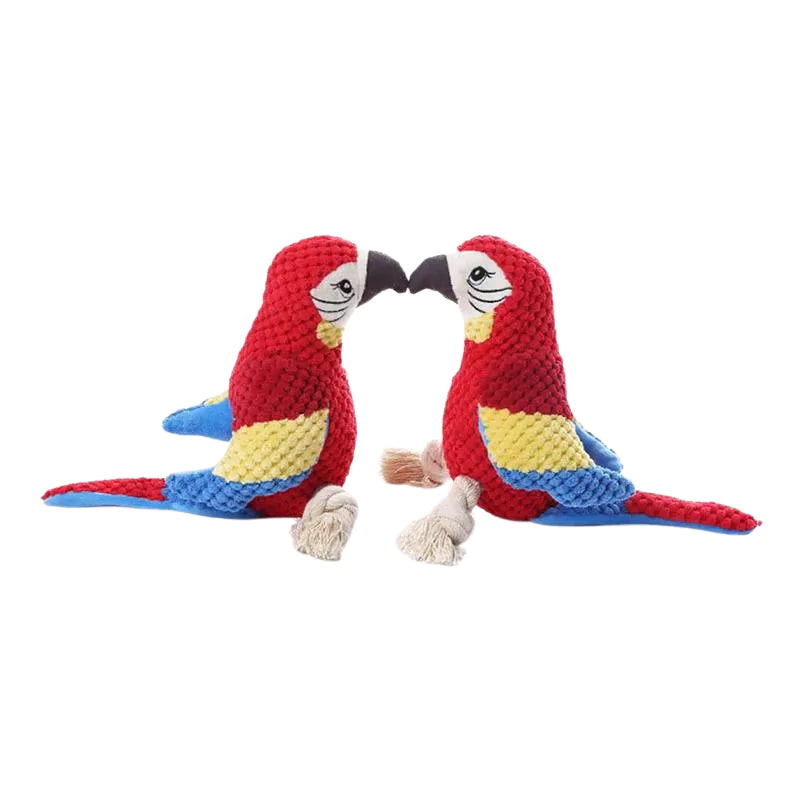 Macaw Parrot Dog Tug Toy CANINE CULTURE