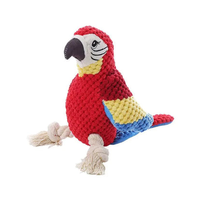 Macaw Parrot Dog Tug Toy CANINE CULTURE