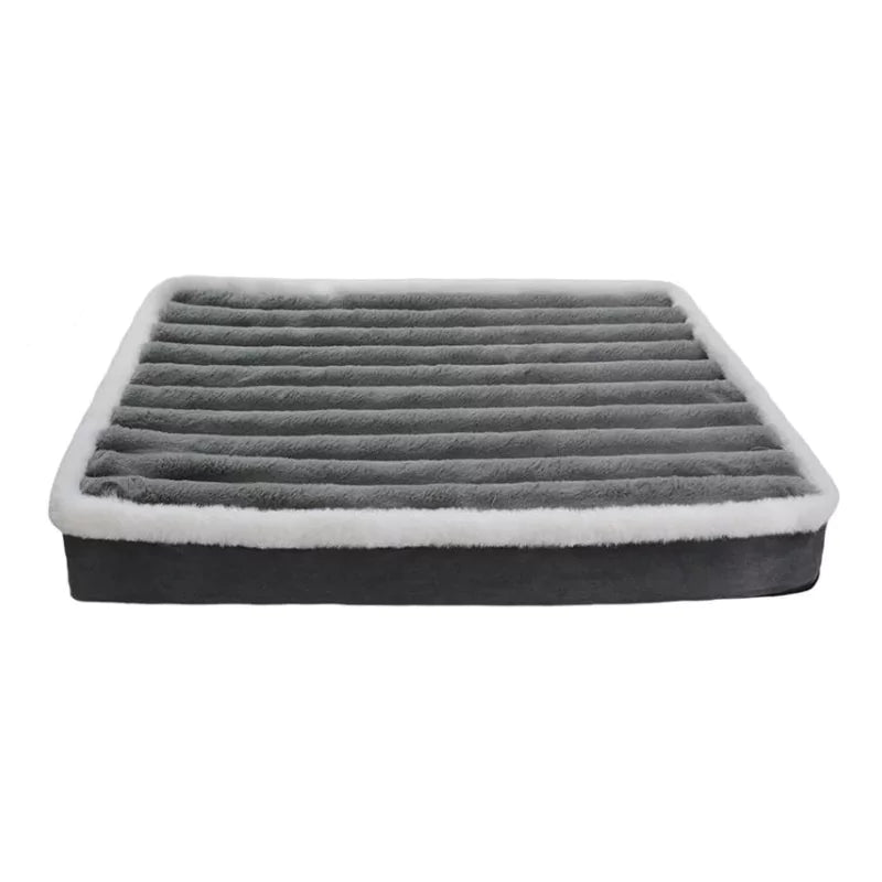 Gray Orthopaedic Dog Bed Ultra-Soft Washable Canine Culture