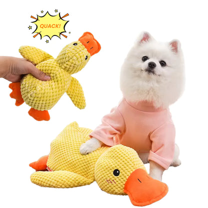 QUACKING DUCK STUFFED DOG TOY CANINE CULTURE