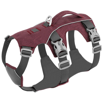 Red Adventure No Pull Dog Harness Y Shape Front Canine Culture