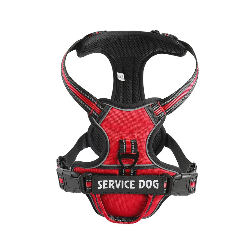 Red Custom Canine Dog Y Harness