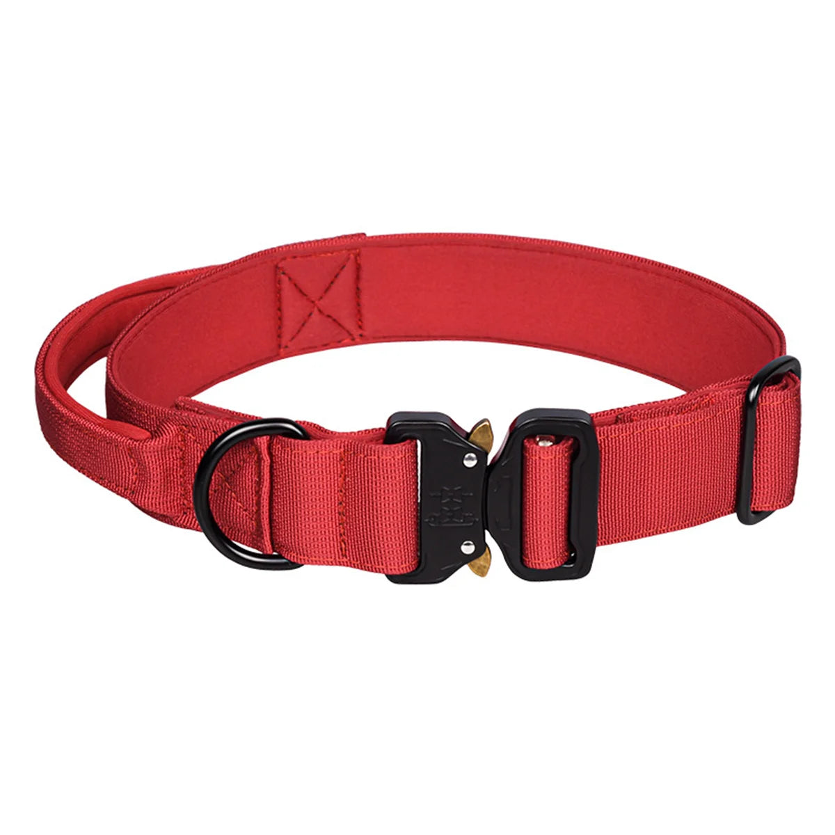 Crimson Red Canine Dog Collar V2