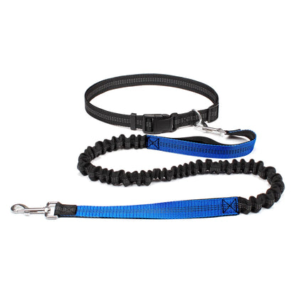 Hands-Free Bungee Dog Leash Waist Belt Canine Culture