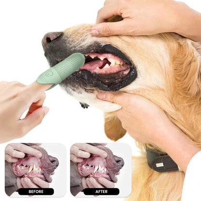 Soft Dog Finger Toothbrush Canine Culture