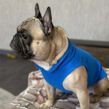 Sapphire Blue Warm Winter Dog Fleece | For Small Breeds