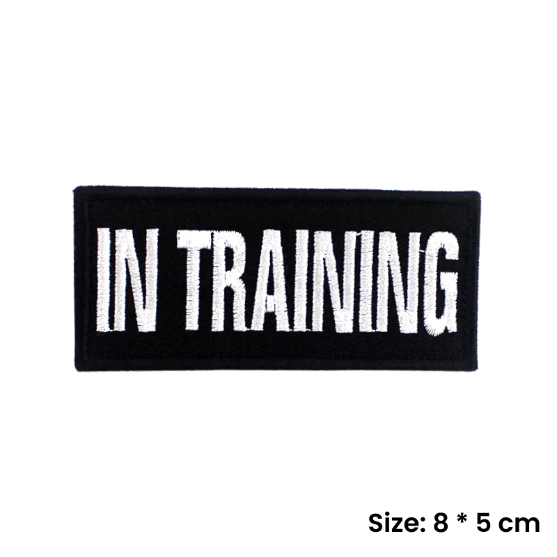 In Training | Velcro Dog Harness Patch