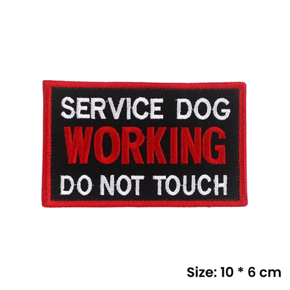 Service Dog Working | Velcro Dog Harness Patch