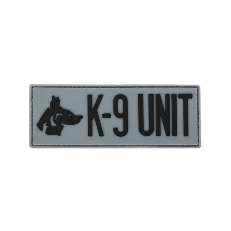 Grey K - 9 Unit | Velcro Dog Harness Patch - Canine Culture