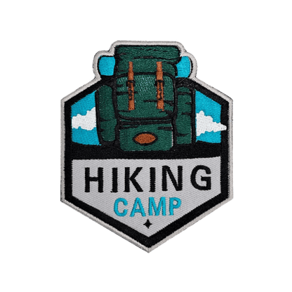 Hiking Camp | Velcro Dog Harness Patch - Canine Culture