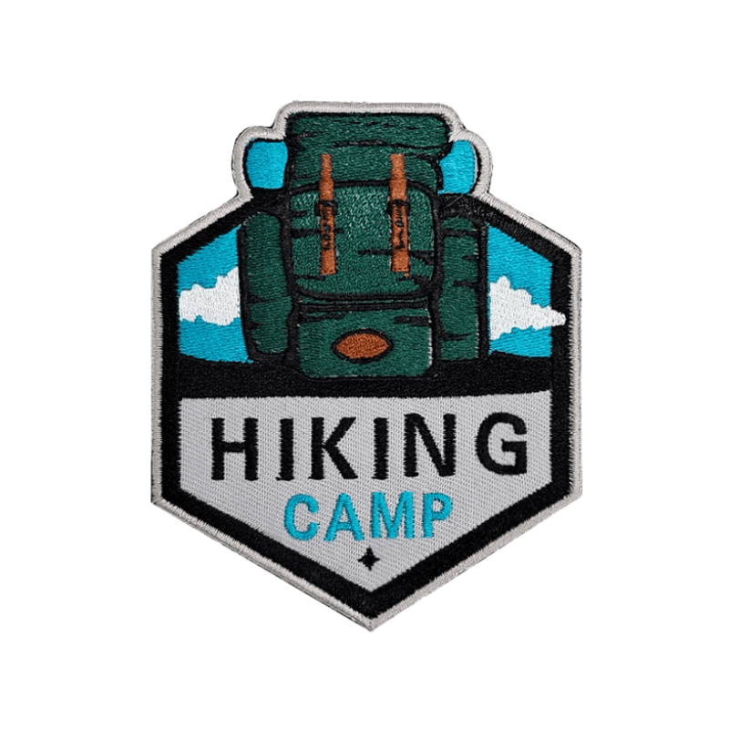 Hiking Camp | Velcro Dog Harness Patch - Canine Culture