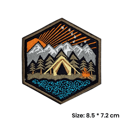 Mountain Forest | Velcro Dog Harness Patch - Canine Culture