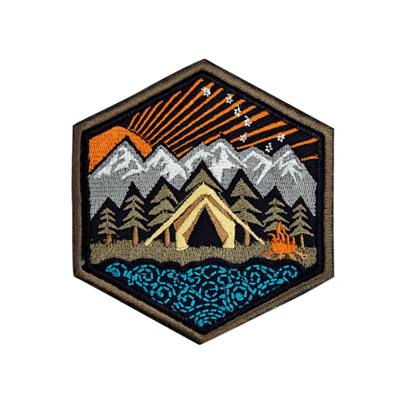 Mountain Forest | Velcro Dog Harness Patch - Canine Culture