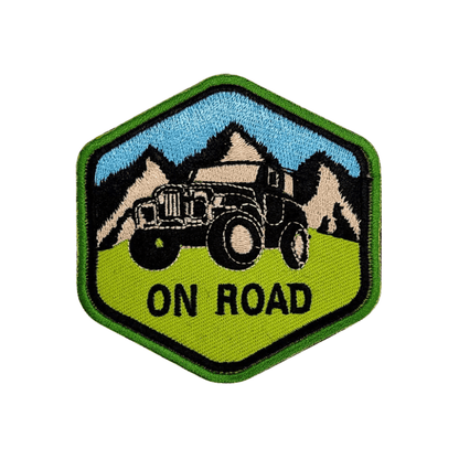 On Road | Velcro Dog Harness Patch - Canine Culture