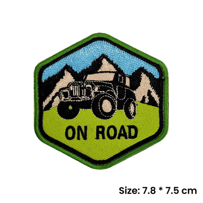 On Road | Velcro Dog Harness Patch - Canine Culture