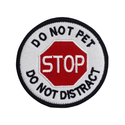 Stop - Do Not Pet | Velcro Dog Harness Patch - Canine Culture